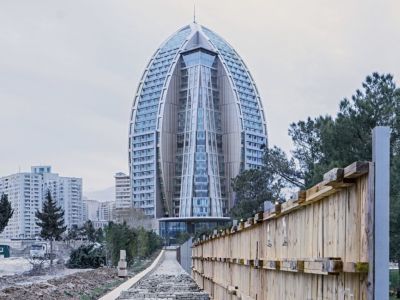 Недостроенный отель "The Trump Tower Baku". Фото: newyorker.com