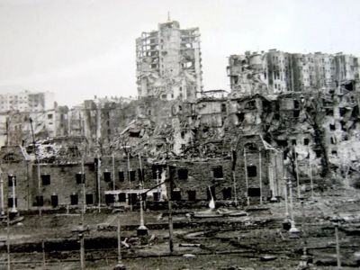 Разбитый российской армией Грозный, 1995. Фото: godsmack.org.ru