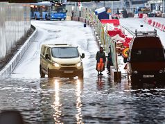 Автомобили в Арбатском тоннеле в Москве Фото: Стоян Васев/ТАСС