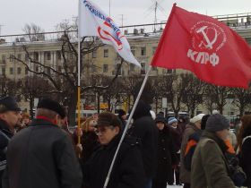 Митинг в Петербурге. Фото: Георгий Глазунов