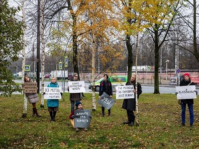 Акция: "Война — безработица — ноябрь". Фото: Давид Френкель