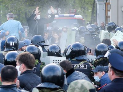 Народный сход во Владикавказе. Фото: Ольга Смольская / ТАСС